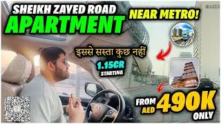 Affordable Apartment in Dubai Near Metro 🚊 | Azizi Abraham At Sheikh Zayed Road | 50/50 Payment Plan