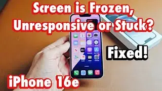 iPhone 16e: экран завис, не отвечает или зависает в приложении? Исправлено!