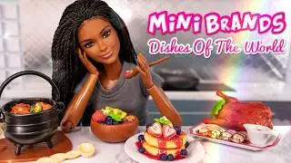 Mini Brands: Dishes of the World | Make International Mini Food | Is It Barbie Size?