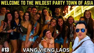 Travelling to the biggest party town of South East Asia | Mad Monkey Hostel Vang Vieng | Loas Vlog