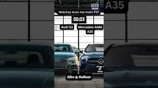 Audi S3 or Mercedes-AMG A35 #shorts  #car  #audi  #mercedes