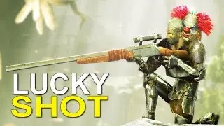 THE LUCKIEST SHOT IN MY 5K HOURS - Ark: Survival Evolved (Official Small Tribes Valguero Pvp) -Ep.2