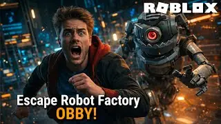 Escape Robot Factory OBBY! | Roblox | THE MHT PLAYS