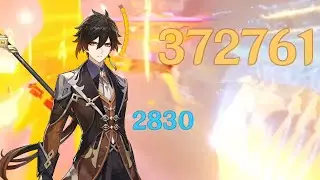 FINALLY GOT DADDY ZHONGLI | R2 HOMA BURST SHOWCASE | TALENT LVL 8 WORK IN PROGRESS