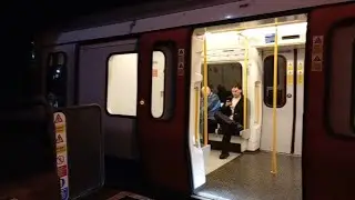 Trainspotting in Ruislip Metropolitan Line S8 Stock 21065/21066 Uxbridge to Aldgate All Stations