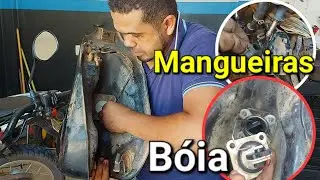 Como trocar bóia de combustível da bros 2010/11/12/13/14 não erre a posição