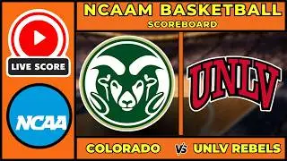 🔴 LIVE: Colorado State vs UNLV | NCAAM Basketball Scoreboard | Feb 18, 2026 | MWC Late Night Duel