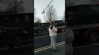 I first time saw a car accident happened on the road