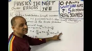 Physics numerical on Errors:N(10)