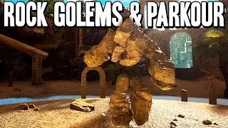 Downward - Rock Golems & Parkour -  [NEWER VIDEO IN DESCRIPTION] Gameplay Impressions PC