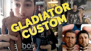 l Plastic review l Review Unboxing ESPAÑOL haoyutoys gladiator + custom m33 escala 1/6 #gladiator1/6
