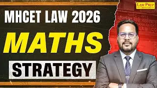 MHCET Law 2026 Maths Strategy 📊 5-Year LLB Syllabus | Important Topics & Tricks
