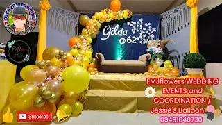 Gilda @62 | balloon Garland | FMJflowers WEDDING EVENTS and COORDINATION #balloon #trending #viral