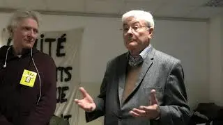 R&eacute;quisition rue du Croissant: visite d'Etienne Pinte, Pr&eacute;sident du CNLE