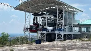Riding the Stone Mountain Skyride Cablecar
