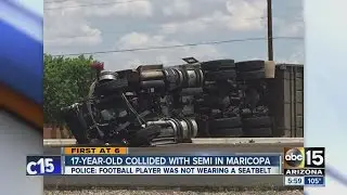 Maricopa High School football player killed in SR 347 crash