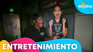 Chiky Bombom y Andrea Meza viven noche de terror en Halloween Horror Nights | Hoy Día | Telemundo