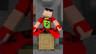 BABİ OYUNDA ŞELALEYE D&Uuml;ŞT&Uuml;!! 😱 Minecraft #shorts