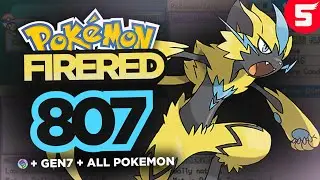 Pokemon FireRed 807 (Randomized): GBA Rom Hack With Mega Evolution, GEN 7 & All Pokemon (Completed)