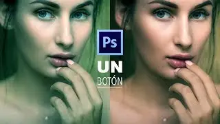 Como cambiar color de la Piel Adobe Photoshop [CON UN BOTÓN] 🔻