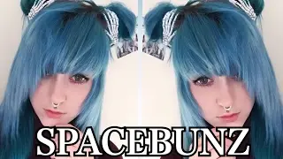 SPACEBUNS & My Hair Routine | VpFashion Extensions | Krispuuh