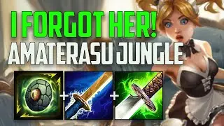 I ALMOST FORGOT ABOUT HER!! Amaterasu Jungle - Smite Conquest