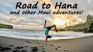 Road to Hana & Maui adventures! Wai'anapanapa Black Sand Beach, Pipiwai Trail, Kaanapali Beach, etc.