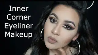 Inner corner eyeliner makeup