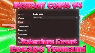 [OP] Escape Tsunami For Brainrots Script NO KEY - INSTANT COINS V4, VALENTINE EVENT, AUTO FUSE,