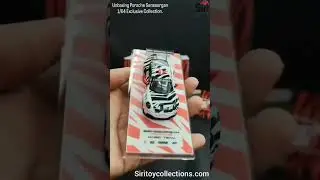 Unboxing Porsche Senseorgan 1/64 Die cast metal miniature scale model cars collection #porsche #cars