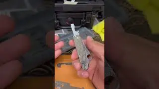 #victorinox #84mm #alox #modified #titanium #scales #damascus #edc #edcknife