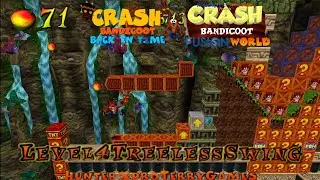 Crash Bandicoot - Back In Time Fan Game: Fusion World: Treeless Swing By HunterXpro & TerryGames