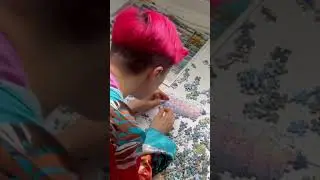 Часть процесса шаг за шагом) 🥹2000 деталий &laquo;Национальные парки США&raquo; #puzzles #puzzling