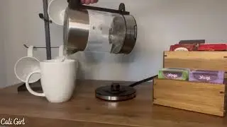 Amazon Basics Electric 1 0 Liter Glass and Steel Tea Kettle