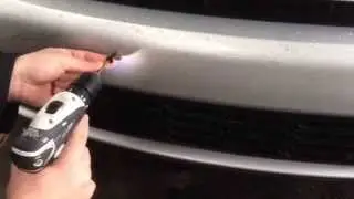 Front license plate bracket install on MINI Countryman