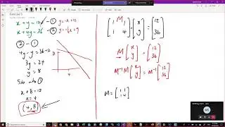 Solving Equations with Matrices