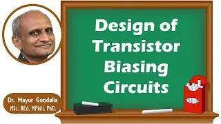 Design of Transistor Biasing Circuit | Design Voltage or Potential Divider Bias Circuit