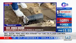 &lsquo;Fake tube,&rsquo; nadiskubre sa isang dike sa Bauang La Union