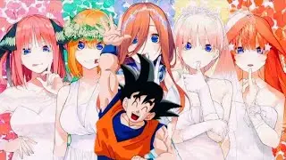 🌌/Las Quintillizas reaccionan a tiktoks de goku\🌠Especial año nuevo🌠