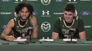 Colorado State Basketball (M): Josh Pascarelli (L) & Kyle Jorgensen (R) Post-Game (Colorado)
