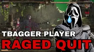 GHOSTFACE PLAYER TBAGS DURING MATCH THEN RAGED QUIT | MK1 Online Matches
