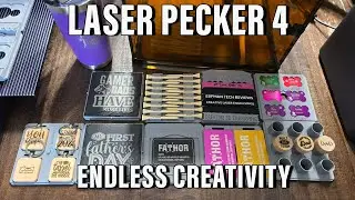 Раскройте свой творческий потенциал с Laser Pecker 4: двойной лазер, очиститель воздуха и многое ...