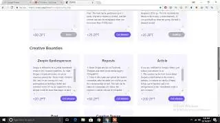 Get free Zeepin Chain -Tokens Worth 100$