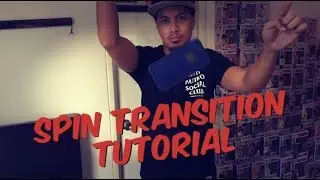 No Hands Spin Transition Tutorial [Musical.ly Tutorial]