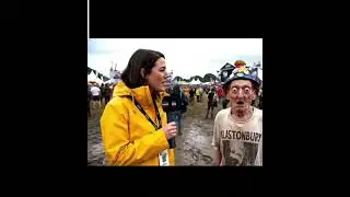 BRILLIANT 😆 😂 #glastonbury #funny #glastonbury #viralshorts