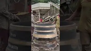 Concave metso cone Crusher #samratstonecrushervideo