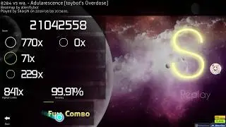 [ctb] 8284 vs wa. - Adularescence [toybot's Overdose] +DT FC 99.91% 861 pp