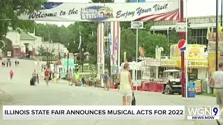 The 2022 Illinois State Fair musical lineup has been announced