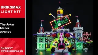 BriksMax Light Kit For Lego DC The Joker Manor 70922