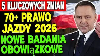 Prawo jazdy 70+ od 2026 r.: 5 KLUCZOWYCH zmian – sprawdź, czy Cię dotyczą!